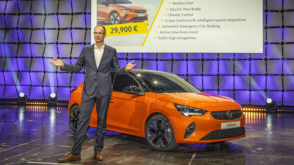 2019 opel goes electric michael lohscheller corsa e thumbnail - The Electric Car for Everyone: New Opel Corsa‑e for €29,900