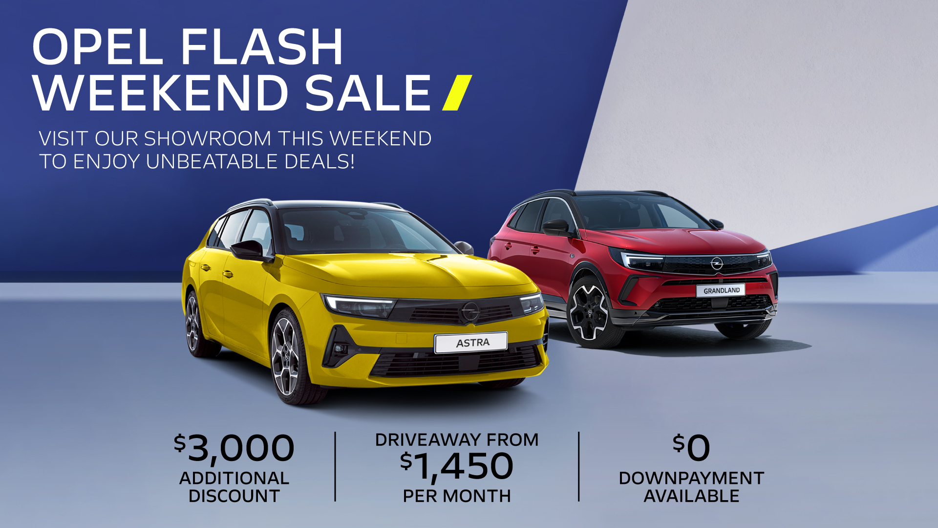 Opel Flash Weekend Sale